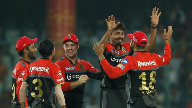 Avesh Khan struck early for RCB as he removed Sanju Samson cheaply. (BCCI)
