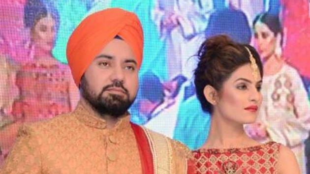 Model Taranjeet Singh, attired as a Sikh bridegroom, at an event in Lahore. ((FACEBOOK)) Model Taranjeet Singh, attired as a Sikh bridegroom, at an event in Lahore. ((FACEBOOK))