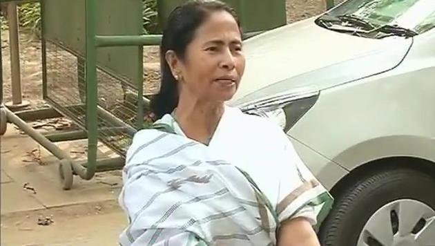 West Bengal chief minister Mamata Banerjee leaves 10, Janpath, the residence of Congress president Sonia Gandhi, after a meeting on Tuesday. (ANI Twitter) West Bengal chief minister Mamata Banerjee leaves 10, Janpath, the residence of Congress president Sonia Gandhi, after a meeting on Tuesday. (ANI Twitter)