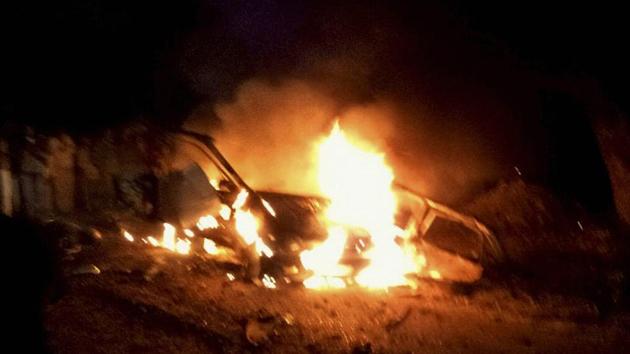 The explosive, which could be an IED or a crude bomb, was kept under the driver’s seat of the car, police sources said. (PTI FILE PHOTO/REPRESENTATIVE PICTURE) The explosive, which could be an IED or a crude bomb, was kept under the driver’s seat of the car, police sources said. (PTI FILE PHOTO/REPRESENTATIVE PICTURE)