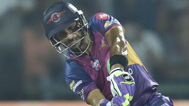 Rising Pune Supergiant batsman Manoj Tiwari plays a shot during the IPL 2017 Qualifier 1 against Mumbai Indians. (PTI) Rising Pune Supergiant batsman Manoj Tiwari plays a shot during the IPL 2017 Qualifier 1 against Mumbai Indians. (PTI)