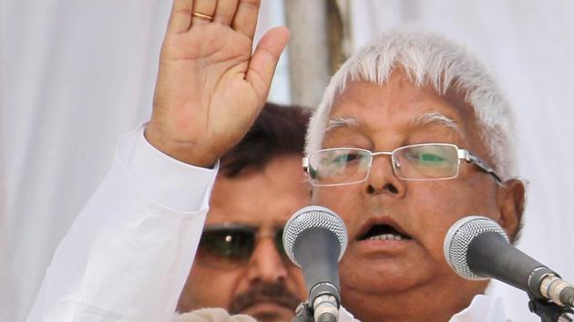 RJD chief Lalu Prasad Yadav at a public rally in Raebareli (PTI File Photo) RJD chief Lalu Prasad Yadav at a public rally in Raebareli (PTI File Photo)