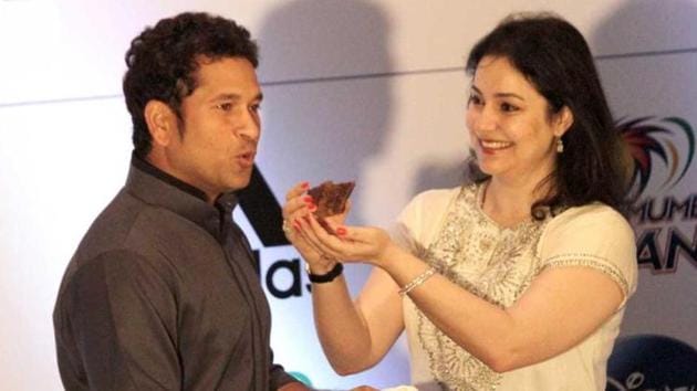 Sachin Tendulkar says wife Anjali has been an integral part of his cricket career.(AP)