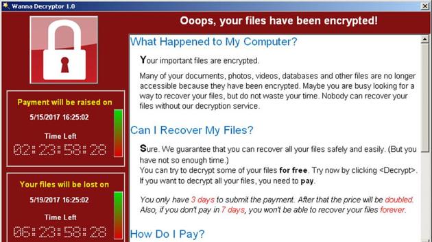 A screenshot shows a WannaCry ransomware demand, provided by cyber security firm Symantec. (REUTERS) A screenshot shows a WannaCry ransomware demand, provided by cyber security firm Symantec. (REUTERS)