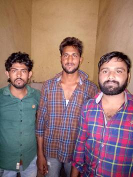 The three were arrested from Gaur City area in Greater Noida.