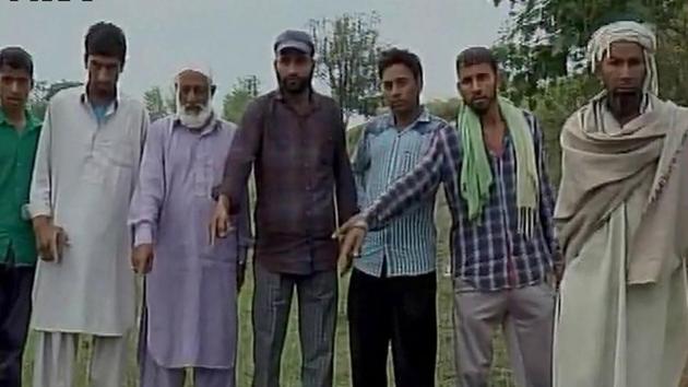 Heavy shelling from Pakistan in residential areas of Lam Pukharni in Nowshera sector on Tuesday. (ANI) Heavy shelling from Pakistan in residential areas of Lam Pukharni in Nowshera sector on Tuesday. (ANI)