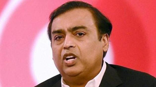 Reliance Industries chairman Mukesh Ambani speaks at an event. (HT photo) Reliance Industries chairman Mukesh Ambani speaks at an event. (HT photo)