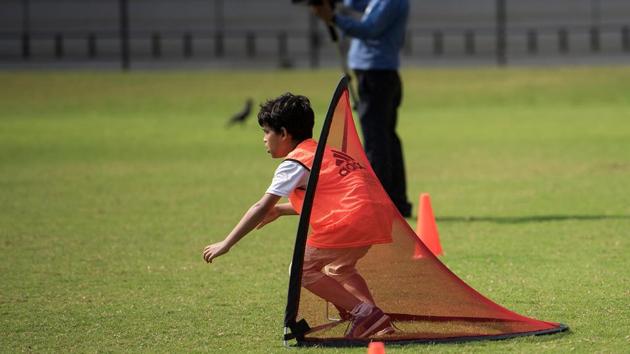 Net practice, I say. (Satish Bate/HT Photo)