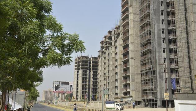 Freezing the rate of the unsold properties implies that the authority will not hike its sector rates for such properties further, as it would mean another round of price escalation.(Sakib Ali/HT Photo)