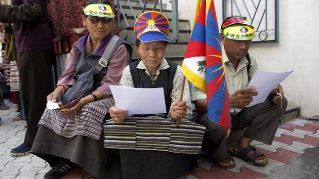 On November 11, 1995, Chinese authorities nominated their own Panchen Lama: Gyaincain Norbu. Tibetans still refer to him as Panchen Zuma or the false Panchen. (AP)