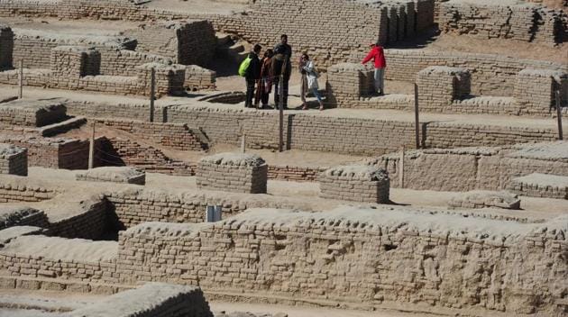The UNESCO World Heritage archaeological site of Mohenjo- daro some 425 kms north of the Pakistani city of Karachi. Once the centre of a powerful civilisation, Mohenjo- daro was one of the world's earliest cities. Archaeologists believe the ruins could unlock the secrets of the Indus Valley people, who flourished around 3,000 BC in what is now India and Pakistan. But researchers have warned that if nothing is done to protect the ruins, all will be lost into obscurity soon. (Asif Hassan/AFP) The UNESCO World Heritage archaeological site of Mohenjo- daro some 425 kms north of the Pakistani city of Karachi. Once the centre of a powerful civilisation, Mohenjo- daro was one of the world's earliest cities. Archaeologists believe the ruins could unlock the secrets of the Indus Valley people, who flourished around 3,000 BC in what is now India and Pakistan. But researchers have warned that if nothing is done to protect the ruins, all will be lost into obscurity soon. (Asif Hassan/AFP)