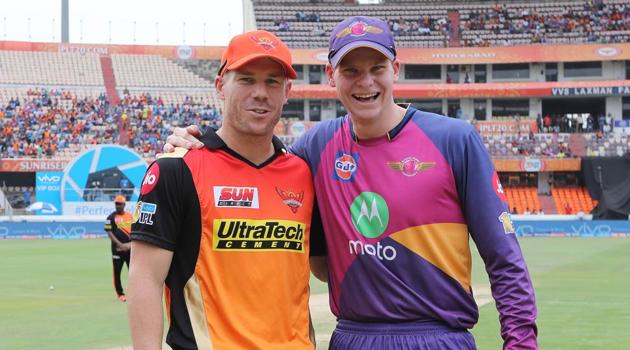 David Warner and Steve Smith have proven their worth in IPL 2017 and the valuation of these two Australian stars has sky-rocketed.(BCCI)