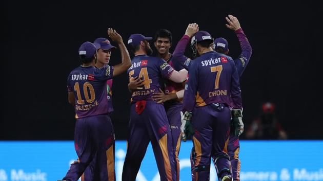 Washington Sundar ripped through the MI batting with three wickets in two overs as RPS dominated. (BCCI) 