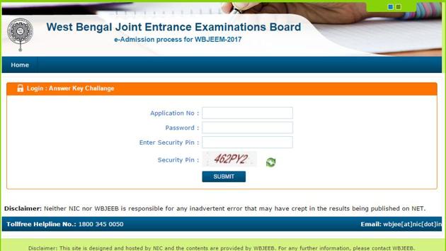 The West Bengal Joint Entrance Examinations Board (WBJEEB) on Thursday released the answer keys of WBJEE-2017. (Courtesy/WBJEEB) The West Bengal Joint Entrance Examinations Board (WBJEEB) on Thursday released the answer keys of WBJEE-2017. (Courtesy/WBJEEB)