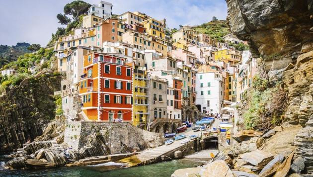 Cinque Terre, Italy, is a string of centuries-old seaside villages on the rugged Italian Riviera coastline. (AFP/iStock.com) Cinque Terre, Italy, is a string of centuries-old seaside villages on the rugged Italian Riviera coastline. (AFP/iStock.com)