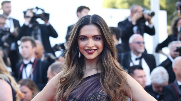 Deepika Padukone wore a Marchesa gown for the Cannes red carpet. Deepika Padukone wore a Marchesa gown for the Cannes red carpet.