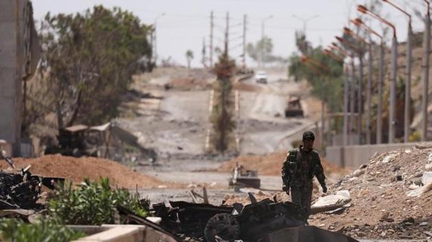 10 bodies are yet to be identified as government fighters or local residents in Hama Province of Syria. (REUTERS /REPRESENTATIVE IMAGE) 10 bodies are yet to be identified as government fighters or local residents in Hama Province of Syria. (REUTERS /REPRESENTATIVE IMAGE)