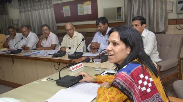 The district magistrate on Thursday held more than two hours of discussion with farmers of Mandola and resolved their pending issues. (Sakib Ali /HT Photo) The district magistrate on Thursday held more than two hours of discussion with farmers of Mandola and resolved their pending issues. (Sakib Ali /HT Photo)