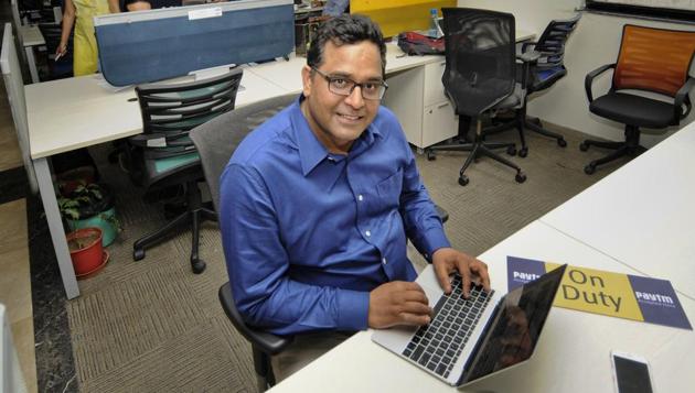 CEO and founder of Paytm, Vijay Shekhar Sharma, at his office, in Noida.(HT Archive) CEO and founder of Paytm, Vijay Shekhar Sharma, at his office, in Noida.(HT Archive)