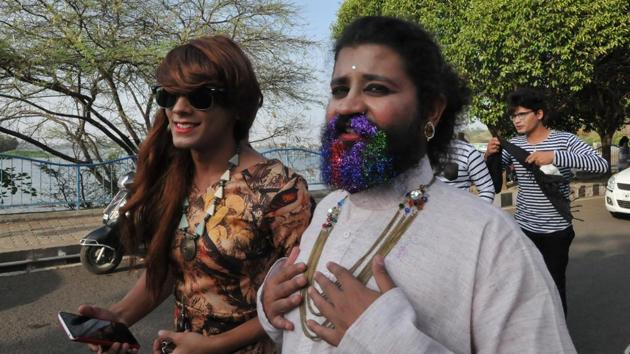 In India marriage among people of the same gender is illegal and punishable upto 10 years in prison. (Mujeeb Faruqui/HT Photo) 