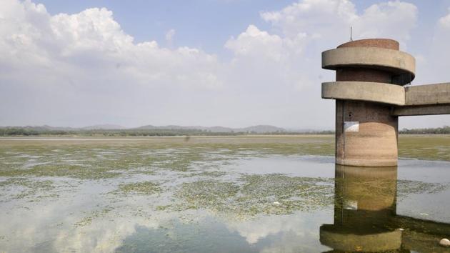 With the required water level from the sea needed at 1,163 feet, the current level at 1,152 feet is already alarming — enough to restrict boating. (Karun Sharma/HT)