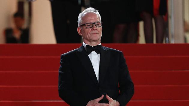 The General Delegate of the Cannes Film Festival, Thierry Fremaux, waits on May 18, 2017 for guests to arrive for the screening of the film 'Blade of the Immortal' (Mugen no Junin) at the 70th edition of the Cannes Film Festival in Cannes, southern France. (AFP) The General Delegate of the Cannes Film Festival, Thierry Fremaux, waits on May 18, 2017 for guests to arrive for the screening of the film 'Blade of the Immortal' (Mugen no Junin) at the 70th edition of the Cannes Film Festival in Cannes, southern France. (AFP)
