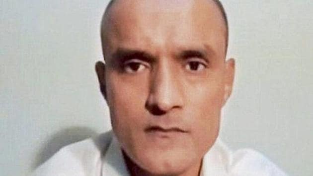 File photo of former Indian naval officer Kulbhushan Jadhav who is on death row in Pakistan on charges of espionage.(PTI Photo)