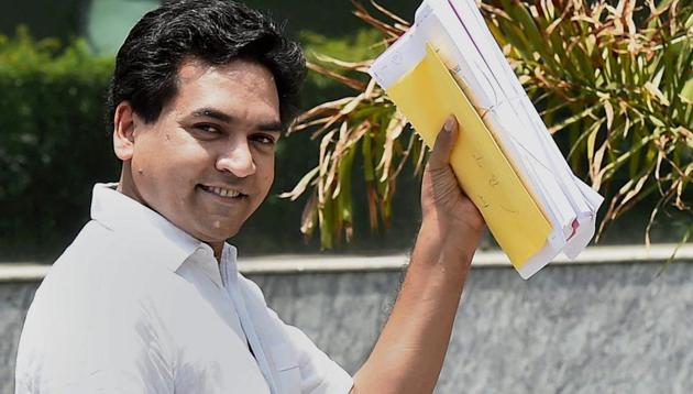 Kapil Mishra at the CBI headquarters in New Delhi on May 16, 2017. (PTI Photo) Kapil Mishra at the CBI headquarters in New Delhi on May 16, 2017. (PTI Photo)