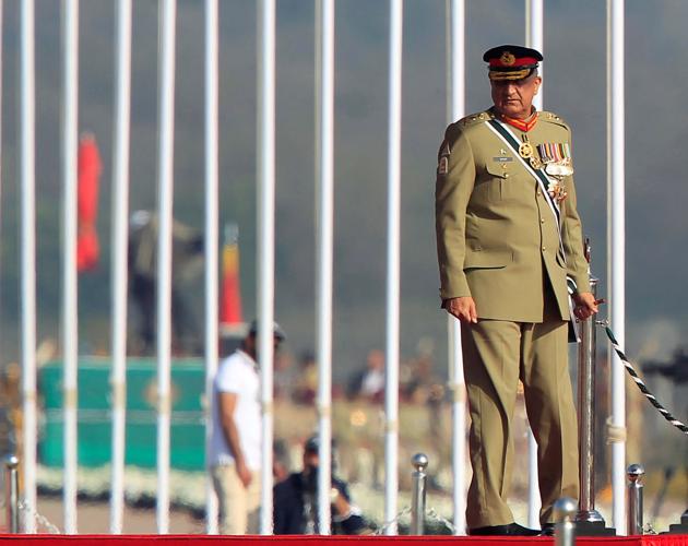 Gen Bajwa accused “enemies of Pakistan” of waging war against the country.(Reuters File)