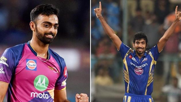 Jaydev Unadkat (22 wickets) and Jasprit Bumrah (18 wickets) have both been the backbone of their respective bowling line-ups. (HT photo)