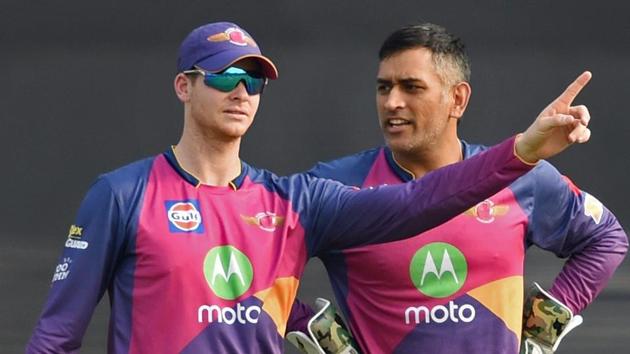 On many occasions this Indian Premier League (IPL) season, Rising Pune Supergiant (RPS) captain Steve Smith was seen consulting MS Dhoni while on the field, especially regarding field placements and strategies. (PTI) On many occasions this Indian Premier League (IPL) season, Rising Pune Supergiant (RPS) captain Steve Smith was seen consulting MS Dhoni while on the field, especially regarding field placements and strategies. (PTI)