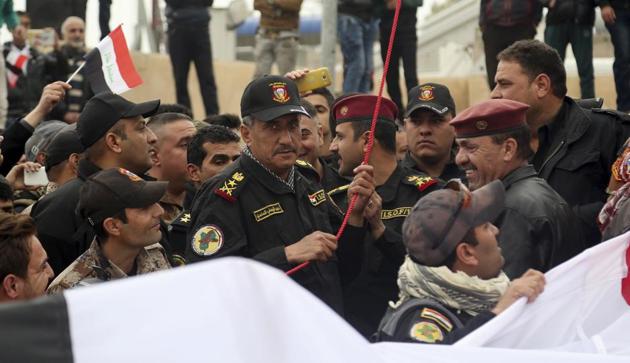 Special forces spokesman Sabah al-Numan said his troops had completed their initial mission, but stood ready “to support any other forces if we are ordered to by the Prime Minister.” (AP File Photo) Special forces spokesman Sabah al-Numan said his troops had completed their initial mission, but stood ready “to support any other forces if we are ordered to by the Prime Minister.” (AP File Photo)