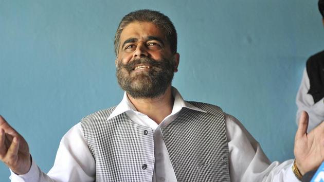 Senior separatist leader Nayeem Khan during a press conference in Srinagar, May 20, 2017.(Waseem Andrabi / HT Photo)