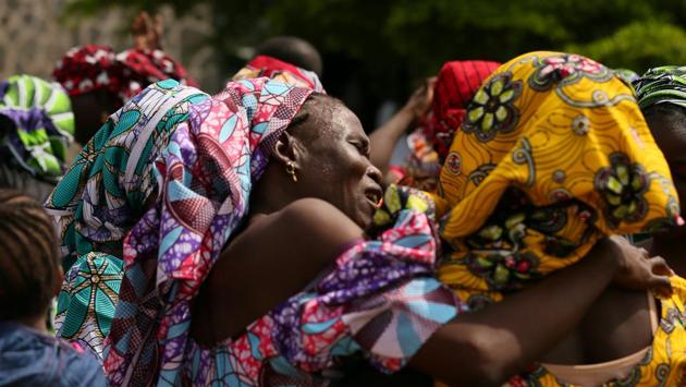 Many of the girls, most of them Christians, were forced to marry extremists and have had children. (Afolabi Sotunde / REUTERS) Many of the girls, most of them Christians, were forced to marry extremists and have had children. (Afolabi Sotunde / REUTERS)