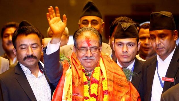 Nepal Prime Minister Pushpa Kamal Dahal, also known as Prachanda, waves towards the media after he was elected Nepal's 24th prime minister in 26 years, in Kathmandu on August 3, 2016. (Reuters file) Nepal Prime Minister Pushpa Kamal Dahal, also known as Prachanda, waves towards the media after he was elected Nepal's 24th prime minister in 26 years, in Kathmandu on August 3, 2016. (Reuters file)