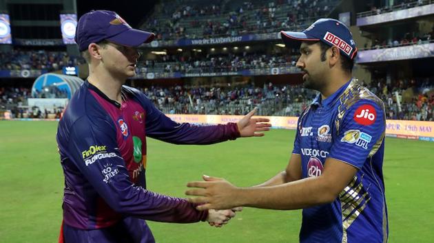 Rising Pune Supergiant captain Steven Smith and Mumbai Indians skipper Rohit Sharma will be locking horns for one last time this season in IPL 2017 final in Hyderabad on Sunday. Five key battles will decide who wins the title.(BCCI)