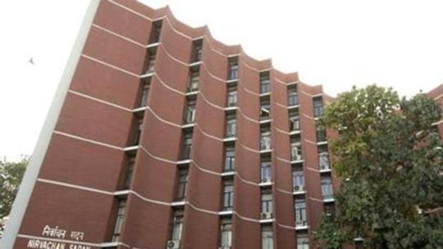 The Election Commission on Monday cancelled election for 10 Rajya Sabha seats in view of the Presidential poll and EVM hackathon challenge. (MINT) The Election Commission on Monday cancelled election for 10 Rajya Sabha seats in view of the Presidential poll and EVM hackathon challenge. (MINT)