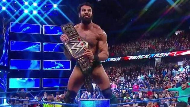 Jinder Mahal has become the WWE Champion for the first time in his career.(Twitter/WWE Universe)