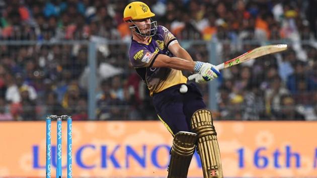 Gujarat Lions had notched up 183/4 against KKR. But Suresh Raina’s side were blown away by the insane power-hitting of Chris Lynn. He blasted 93 off 41 balls, including six fours and eight sixes, helping KKR to a 10-wicket win. (AFP) Gujarat Lions had notched up 183/4 against KKR. But Suresh Raina’s side were blown away by the insane power-hitting of Chris Lynn. He blasted 93 off 41 balls, including six fours and eight sixes, helping KKR to a 10-wicket win. (AFP)