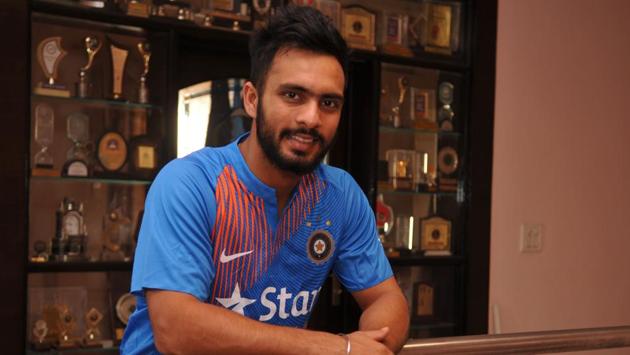 Mandeep Singh is captain of the Punjab Ranji Trophy team, and made his T20 debut for India against Zimbabwe in 2016. (HT Photo)