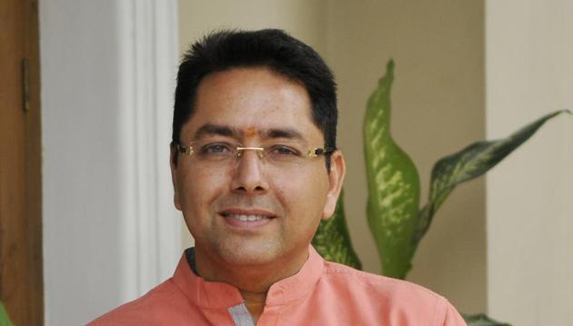 AAP Punjab co-president Aman Arora. (Karun Sharma/HT Photo) AAP Punjab co-president Aman Arora. (Karun Sharma/HT Photo)