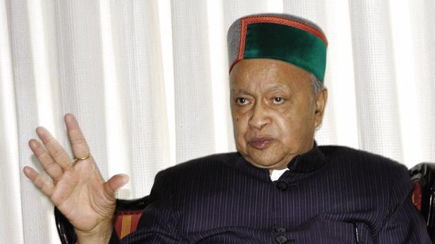 Himachal Pradesh chief minister Virbhadra Singh. (HT File Photo) Himachal Pradesh chief minister Virbhadra Singh. (HT File Photo)