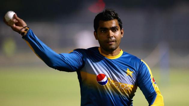 Pakistan’s Umar Akmal failed to clear a fitness test, leading to his removal from the ICC Champions Trophy squad.(Getty Images)
