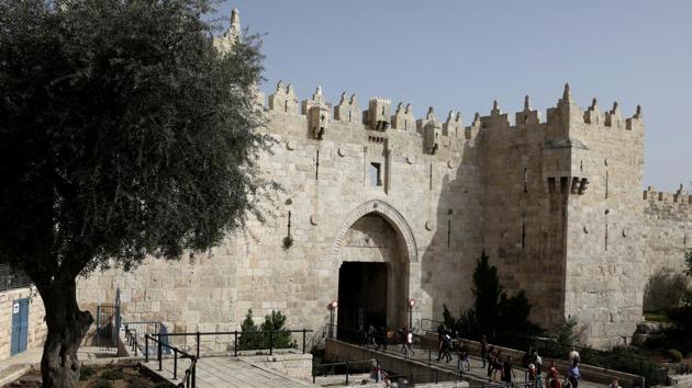 AFTER: Damascus Gate is seen 50 years on. For Israelis, all of Jerusalem, including the Old City and its eastern suburbs, is their “eternal and indivisible” capital. (Ronen Zvulun / REUTERS)