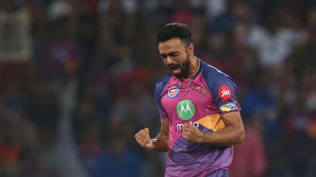 Jaydev Unadkat played a crucial role in Rising Pune Supergiant’s IPL 2017 campaign.(BCCI)