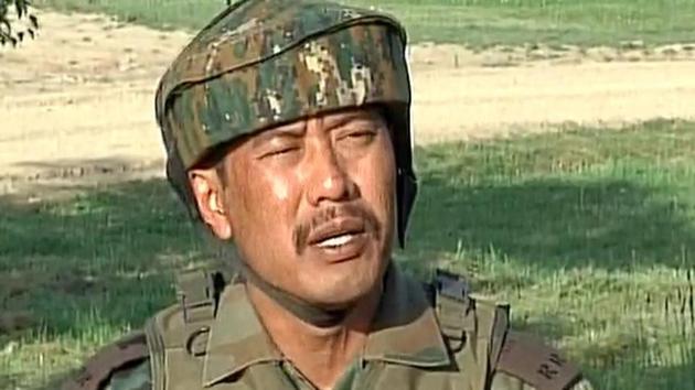 Major Leetul Gogoi said he was left with no other option as a large number of people started pelting stones on soldiers who had gone to a polling booth to check security arrangements.(ANI Photo)