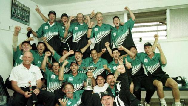 tephen Fleming led New Zealand cricket team to its only major title so far, beating India cricket team in the final of the 2000 ICC Knockout Tournament at the Gymkhana Ground, Nairobi, Kenya (Getty Images)