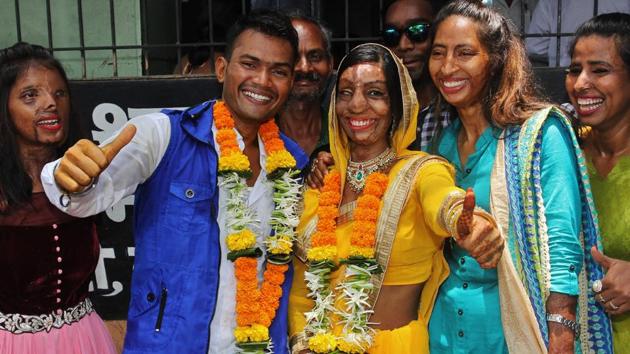 “I had to make Lalita believe that she too had the right to a better life.” he said.  (Praful Gangurde/HT PHOTO) 