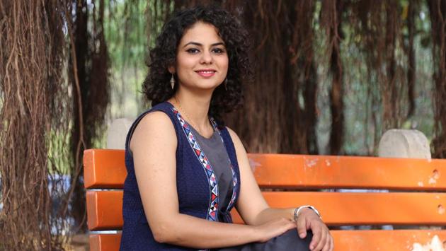 Manjot Kaur a gold medalist in MFA, her works are now on display at the Government Museum in Chandigarh. (HT Photo) Manjot Kaur a gold medalist in MFA, her works are now on display at the Government Museum in Chandigarh. (HT Photo)