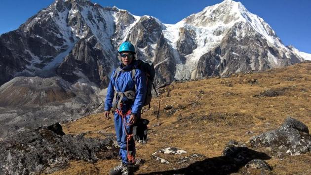 The 38-year-old mother of two from Rajasthan’s Jhunjhunu climbed the world’s highest peak on Monday, after overcoming a debilitating slipped disc to achieve a feat only a handful of diehard climbers have pulled off.(Handout)